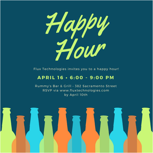 Happy Hour Email Template Happy Hour Invitation Templates Canva