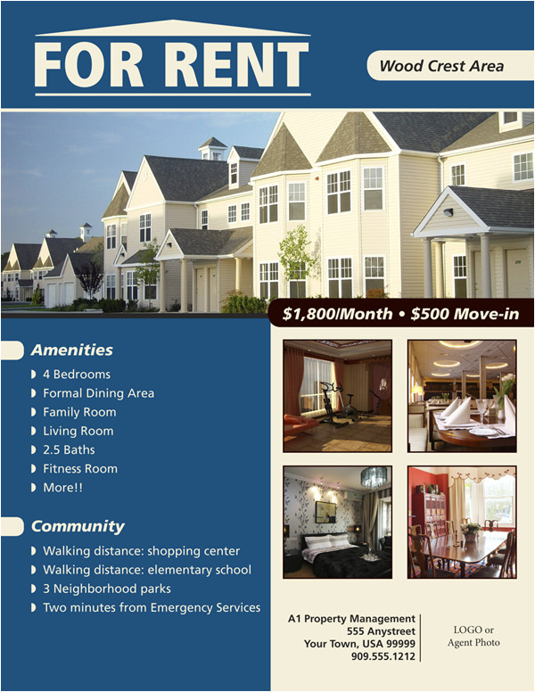 House for Rent Flyer Template Free Flyers for House Renting Flyer Www for Rent Flyer