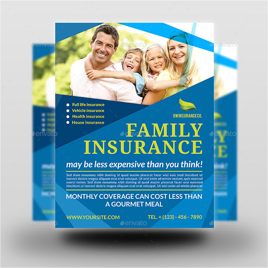 Insurance Flyer Templates Free Insurance Flyer Template by Owpictures Graphicriver