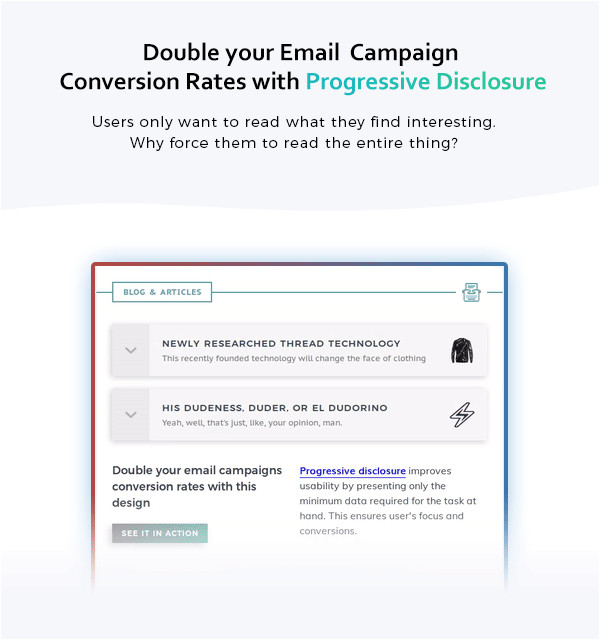 Interactive Email Template Kinetic Interactive Emails Email Templates