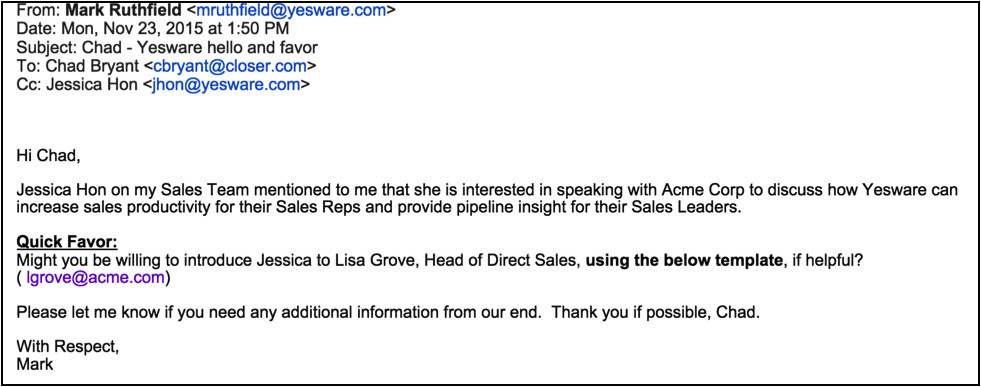 Introductory Email Template How to Write An Introduction Email that Wins You An In
