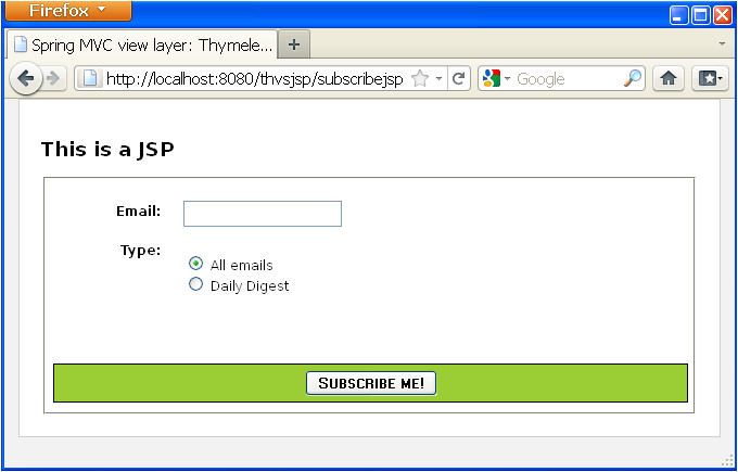 Java Email Template Library Spring Mvc View Layer Thymeleaf Vs Jsp Thymeleaf