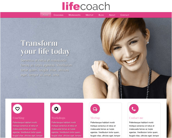 Life Coaching Flyers Templates Beautymarketeer WordPress Website Voor