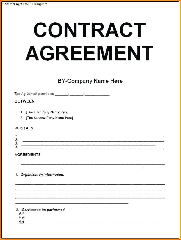 Making A Contract Template 9 Contract Agreement Letter Examples Pdf Examples