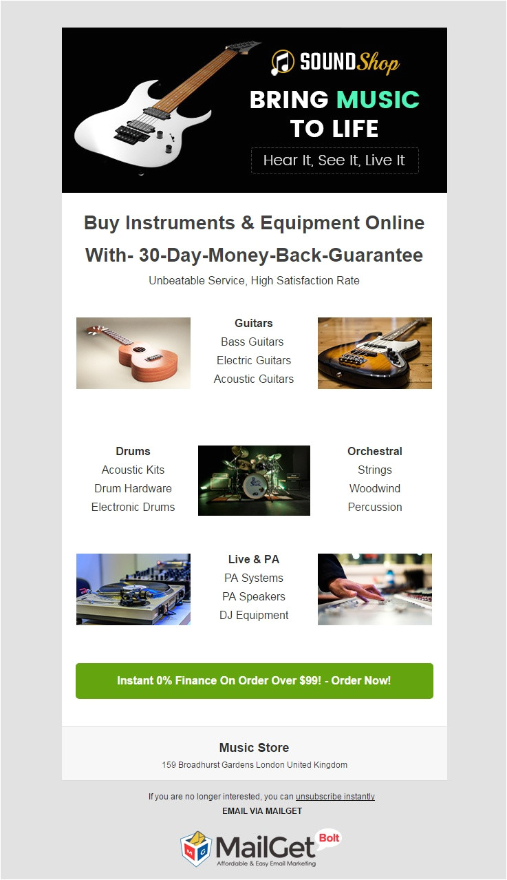 Music Email Template 9 Best Music Email Templates for Musicians orchestras