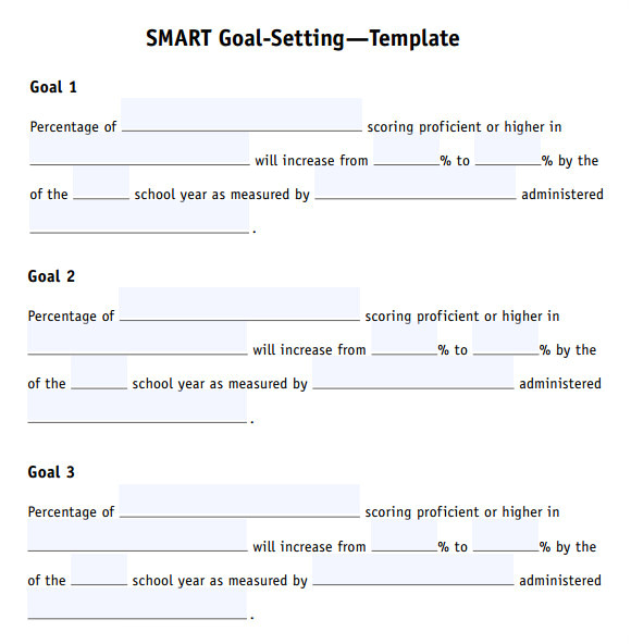 Personal Goal Contract Template Goal Setting Template 12 Download Free Documents In Pdf