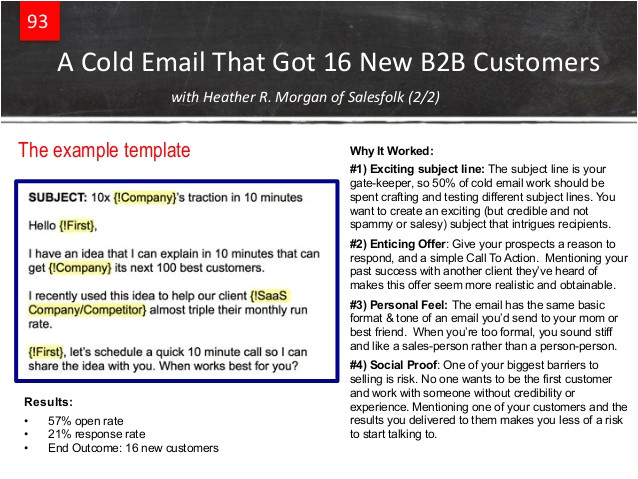 Predictable Revenue Email Templates Predictable Revenue Guide to Tripling Your Sales Part 3