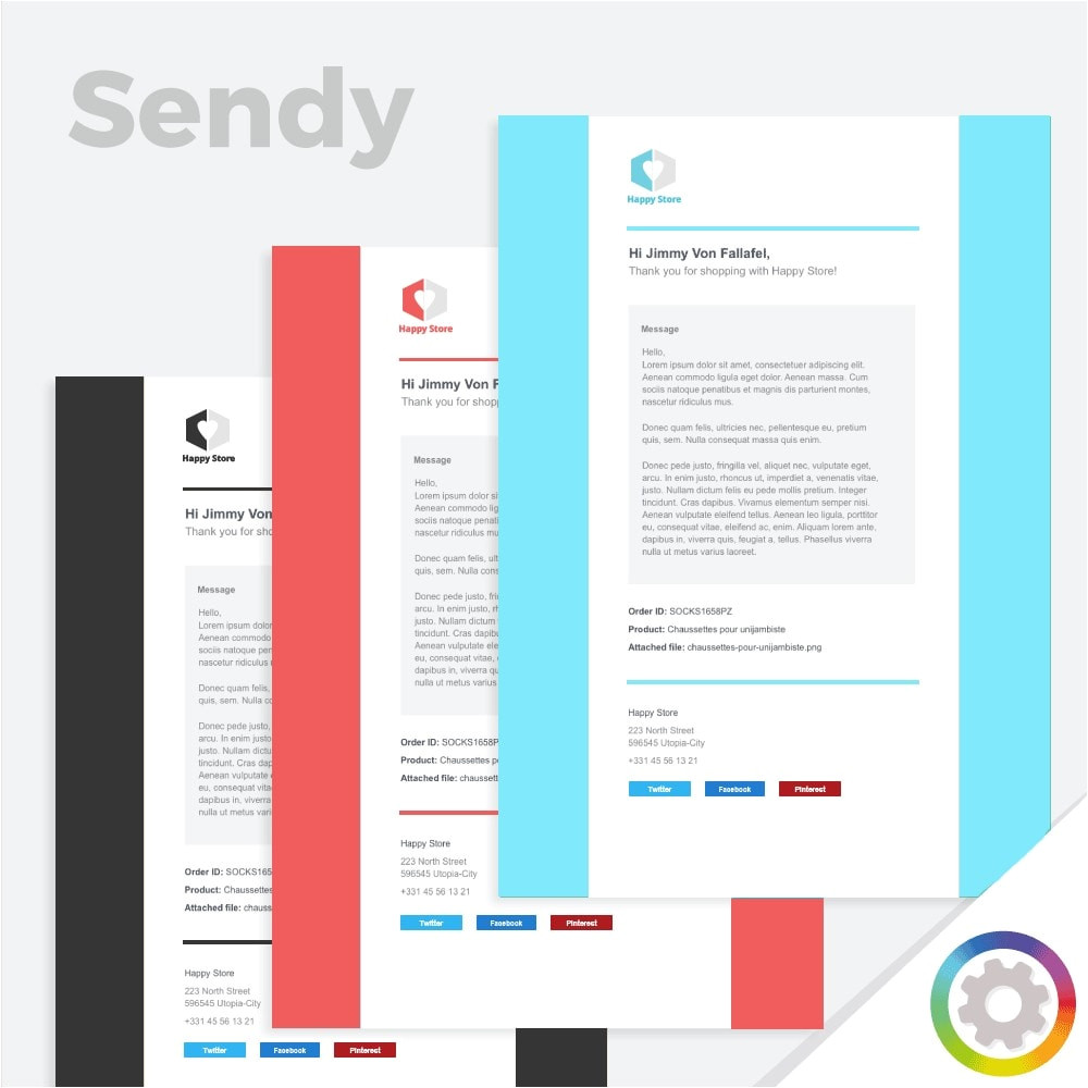 Prestashop Email Templates Sendy Email Template Prestashop Addons