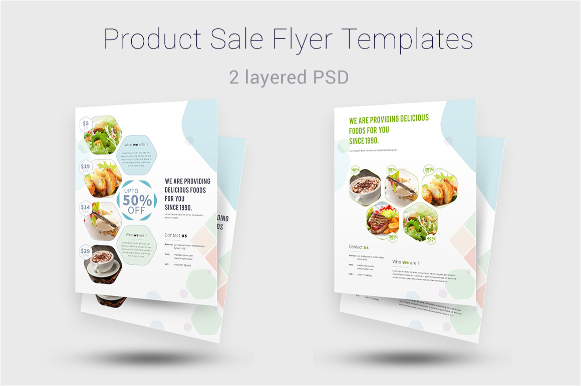 Product Sale Flyer Template Product Sale Flyer Templates Templates On Creative Market