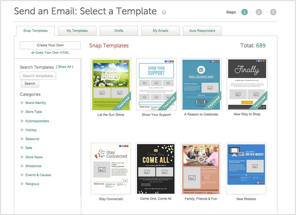 Retail Email Templates Retail Specific Email social Posts and Websites Snapretail