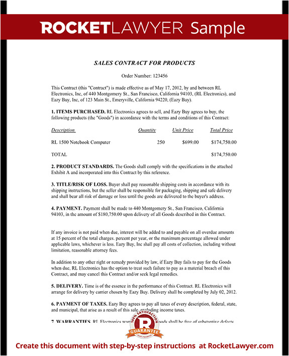 Salesman Contract Template Sales Contract Template Free Sales Contract form with