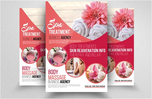 Spa Flyers Templates Free 26 Spa Flyers Word Psd Ai Eps format Download Free