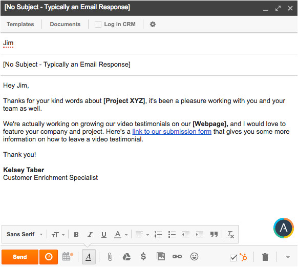 Testimonial Request Email Template 5 Examples Of Testimonial Request Emails that Work