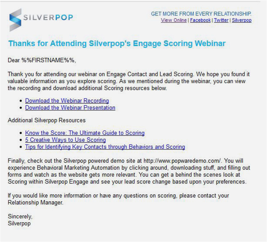 Webinar Follow Up Email Template How to Follow Up and Convert An attendee after A Webinar