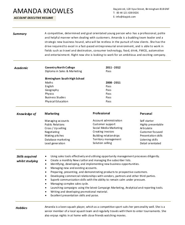 Account Fresher Resume format 11 Fresher Resume Samples Free Premium Templates