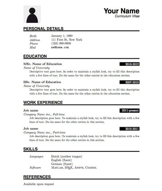 Basic Resume Model Pdf Simple Resume format Pdf Resume Pdf Resume format