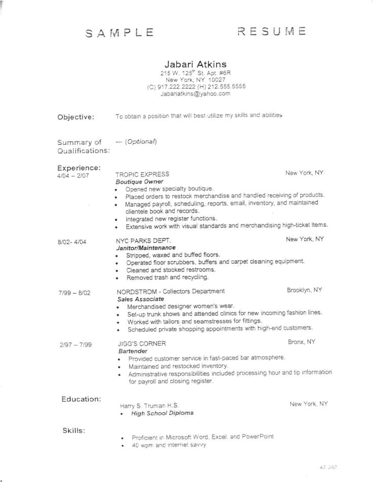 Basic Resume Zone Resume Outline 5 Resume Outline Resume Templates Good