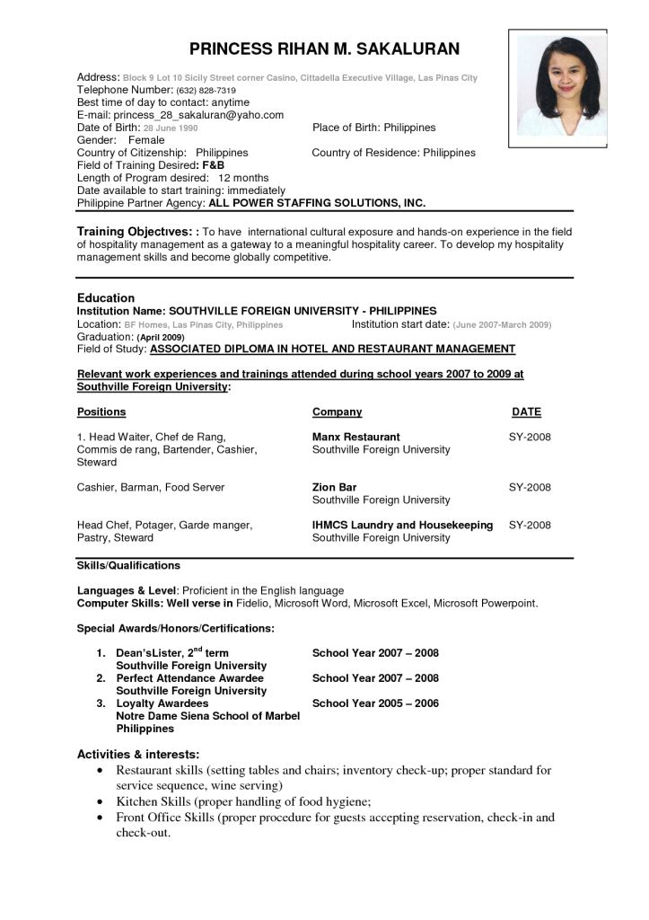 Best Resume format for Job Resume format In Cv format Resume Cv Template Job