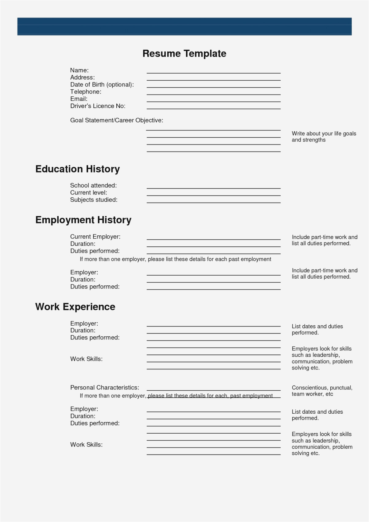 Blank Resume To Fill Out And Print 15 Brilliant Ways To Realty Executives Mi Invoice And 0675