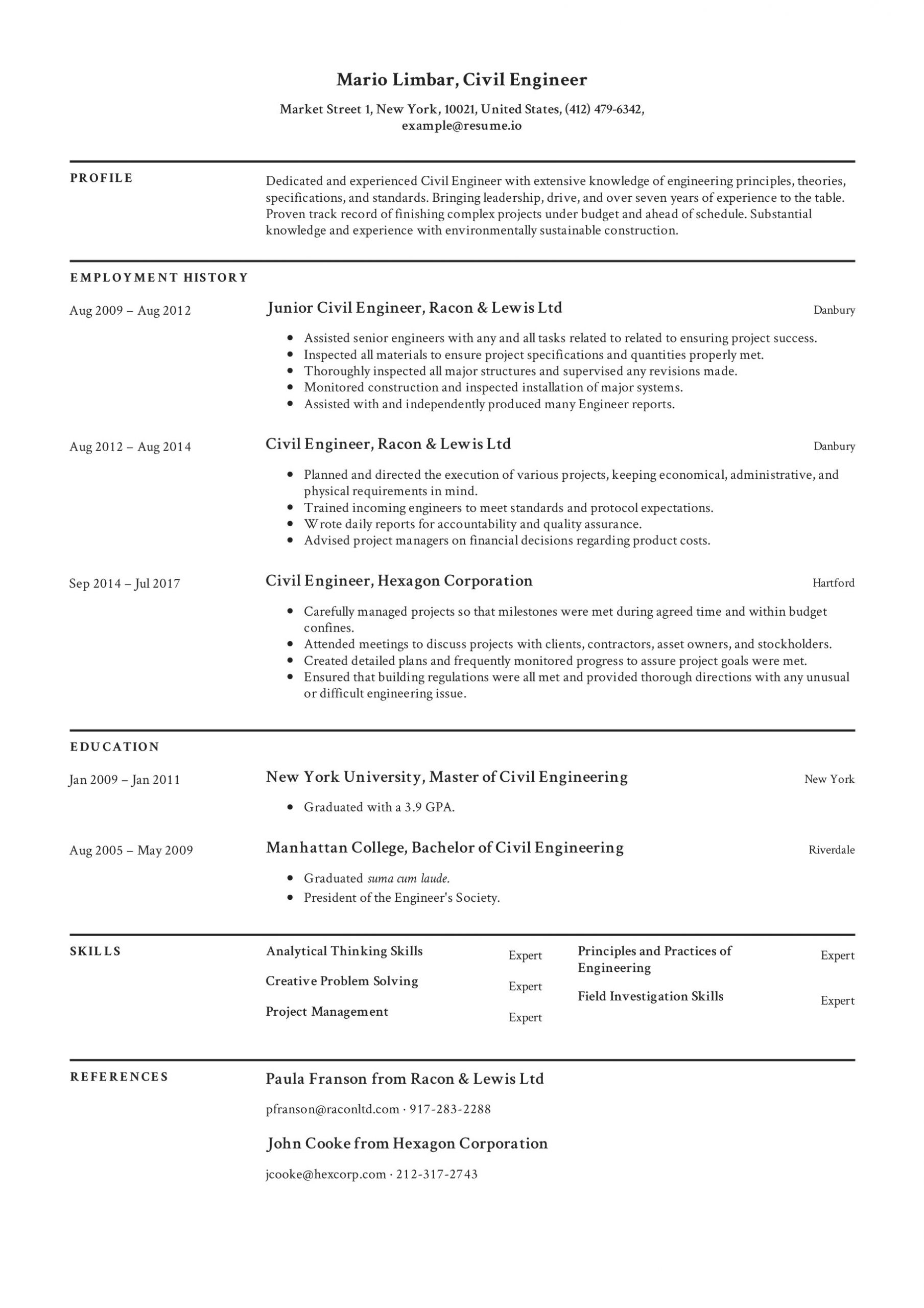 resume templates quora