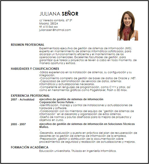 Como Hacer Un Resumen Profesional Ejemplo Best Resume Examples Vrogue 2236