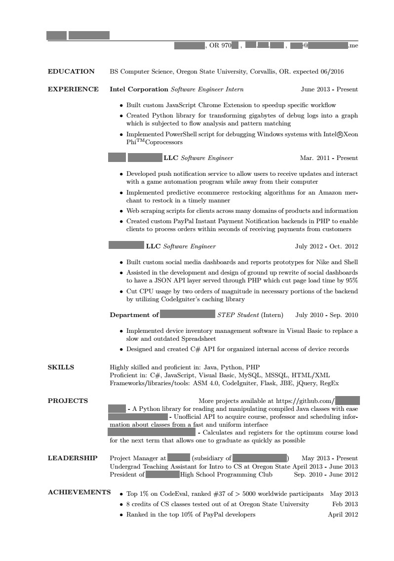 Could We Create A Basic Undergrad Resume Could We Create A Basic Undergrad Resume Cscareerquestions
