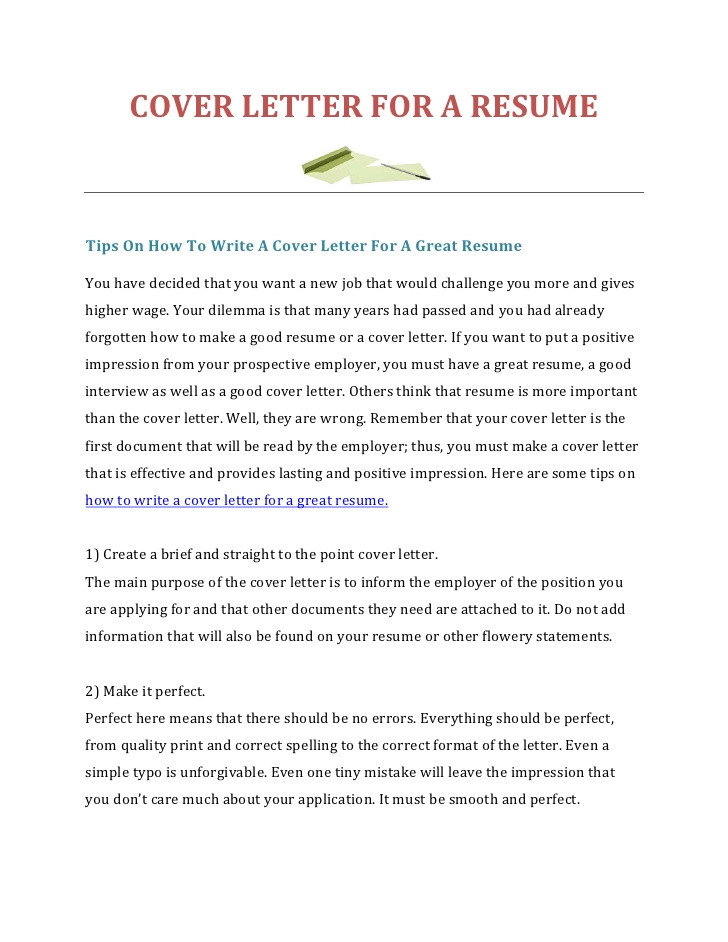 Do You Need A Resume for A Job Application How to Write A Cover Letter for A Resume