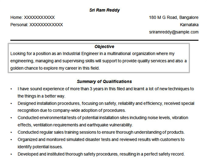 Engineer Resume Career Objective 61 Resume Objectives Pdf Doc Free Premium Templates