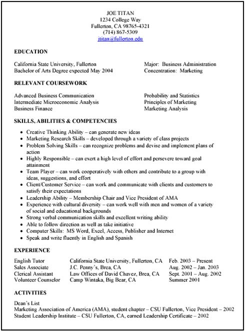 Example Of Job Interview Resume Resume Preparation Tips formats and Types for Job Interview