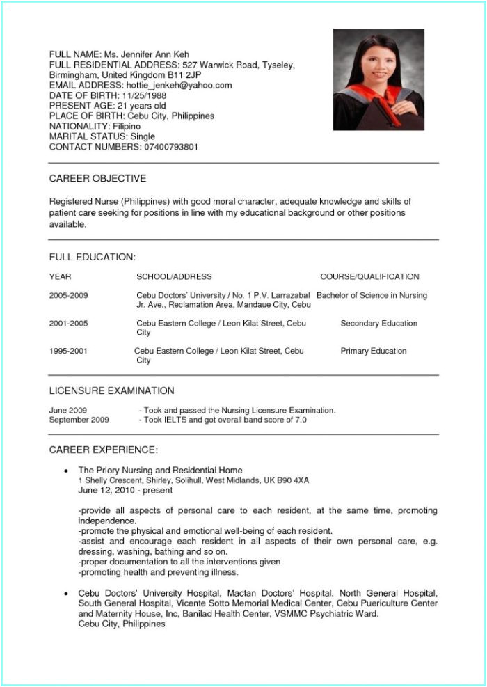 Gnm Nursing Resume format Word Bsc Nursing Resume format for Freshers Download Resume