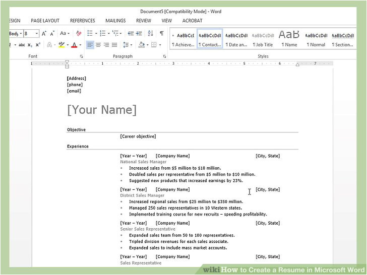 How Do You Send A Resume In Word format How to Create A Resume In Microsoft Word with 3 Sample