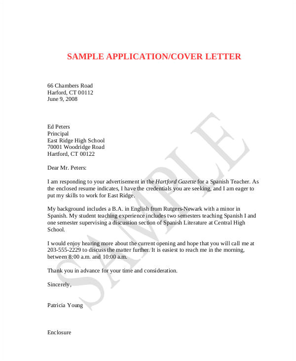 Job Application Letter and Resume Pdf 35 Letter Templates In Pdf Free Pdf Documents Download