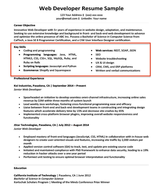Key Skills for Student Resume 20 Skills for Resumes Examples Included Resume Companion