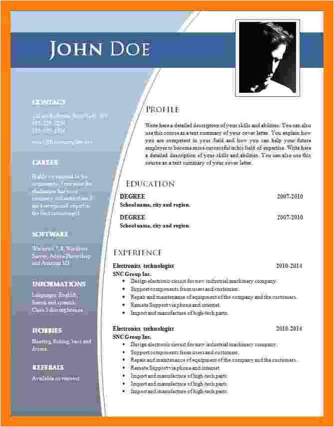 Latest Resume format Download In Ms Word 2007 9 Cv format Ms Word 2007 theorynpractice