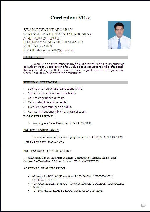 Latest Resume format Word File Download Image Result for Resume format Resume format Job