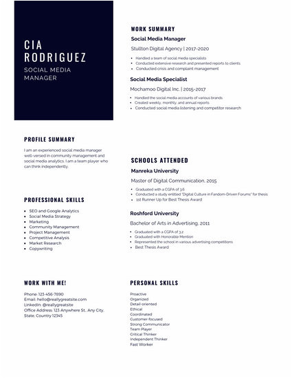 Online Simple Resume format Customize 603 Simple Resume Templates Online Canva