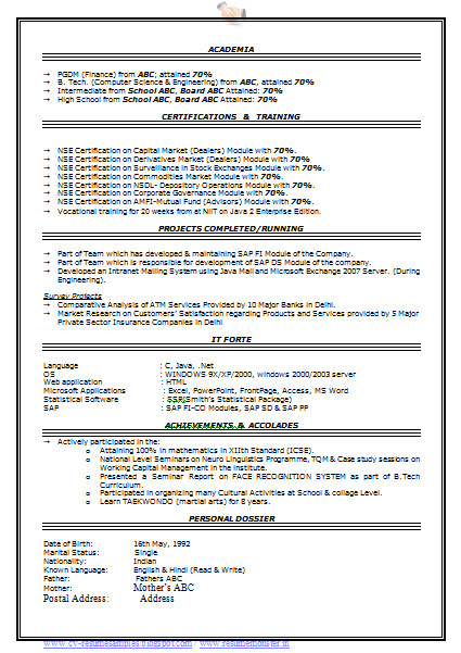 Professional Resume format Download Over 10000 Cv and Resume Samples with Free Download