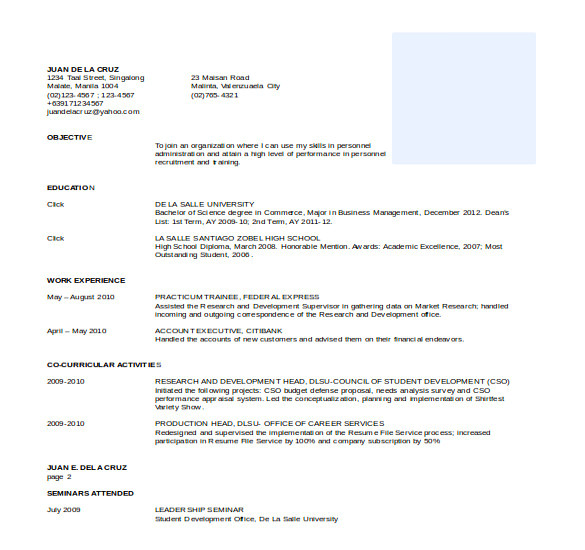 Professional Resume format Word Document 26 Word Professional Resume Template Free Download