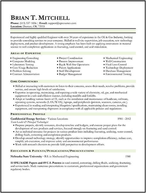 Project Engineer Resume Oil and Gas Oil Gas Engineer Resume Sample Resume format Examples