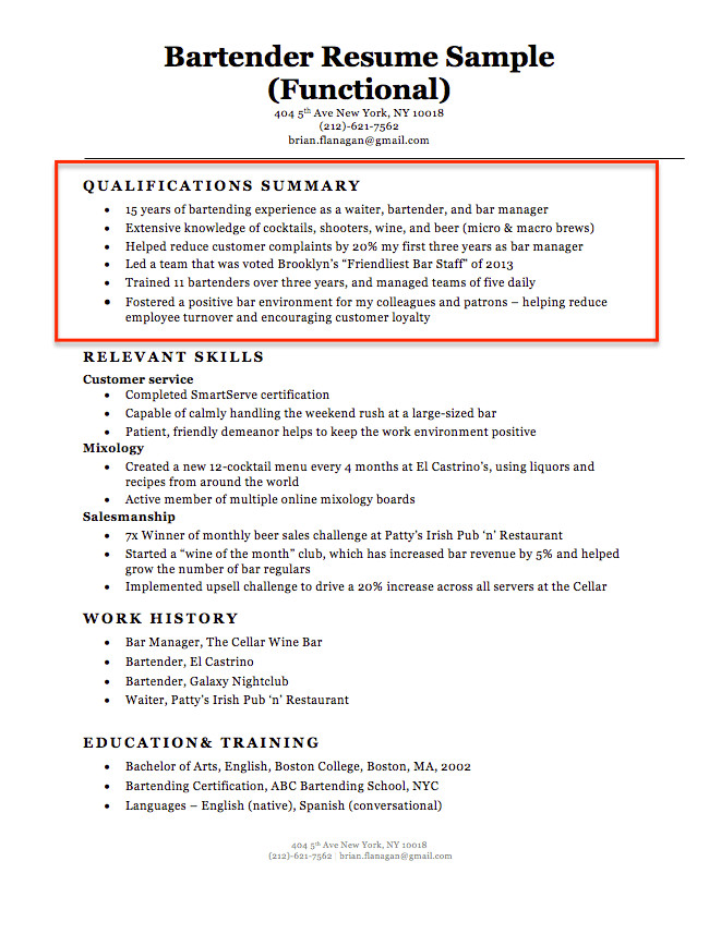 Qualification Summary for Student Resume How to Write A Summary Of Qualifications Resume Companion