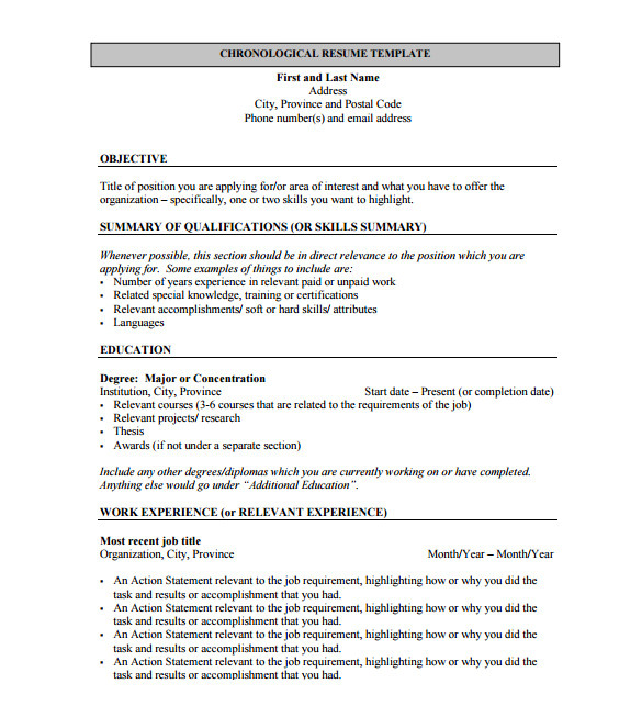 Resume format for Job Fresher Pdf Resume Template for Fresher 10 Free Word Excel Pdf