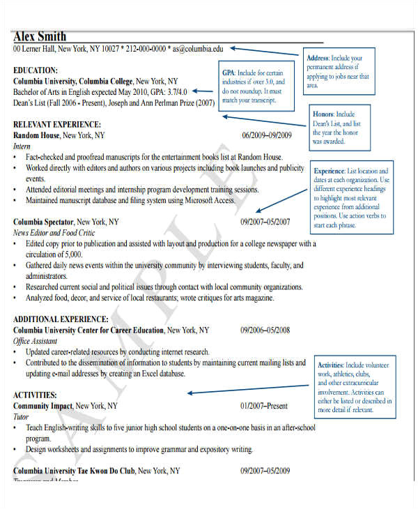 Resume format for Lecturer Word Fresher Lecturer Resume Templates 7 Free Word Pdf