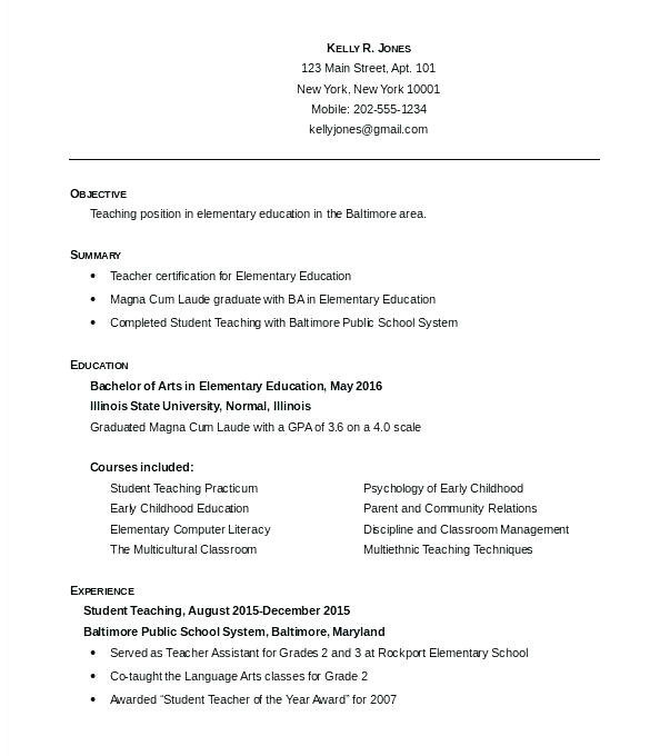 Resume format Word for Freshers Teachers Teachers Resume format Bitacorita