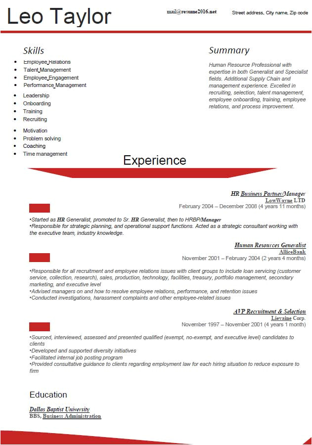 Resume format Word New Resume format 2016 12 Free to Download Word Templates