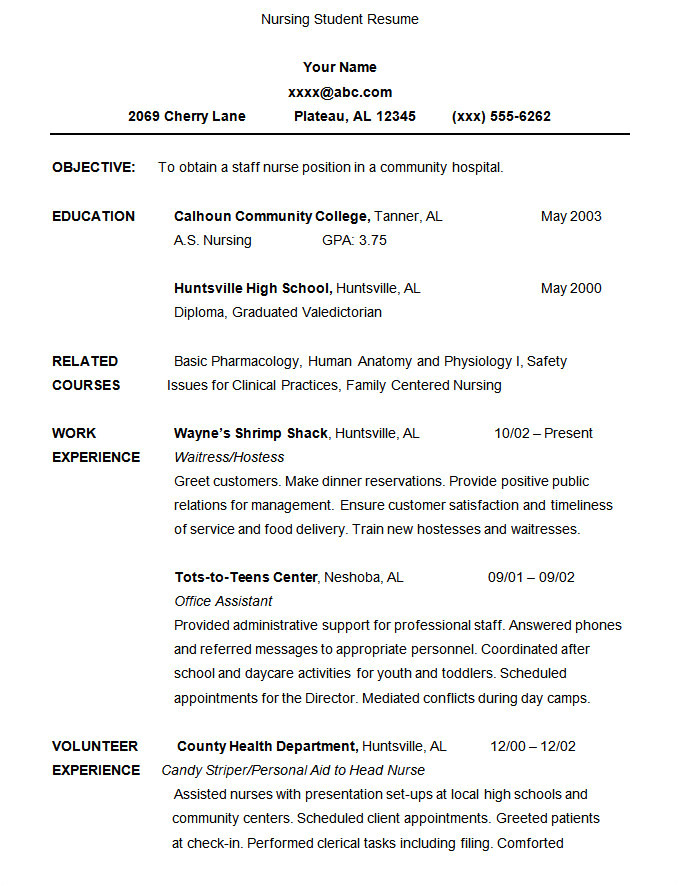 Resume Model for Students 24 Student Resume Templates Pdf Doc Free Premium