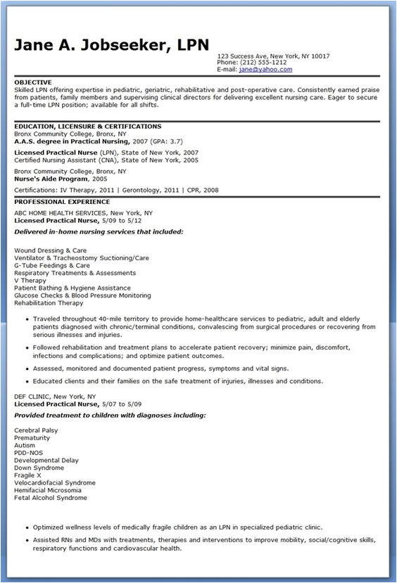 Resume Objective for Job Interview Best Ideas About Lvn Resume Nursing Resume and Nursing