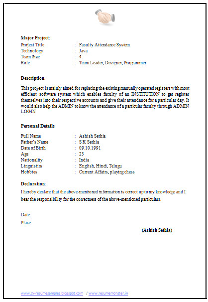 Resume Sample for Job Application Download Cv Application form Page 2 Career Cover Letter for