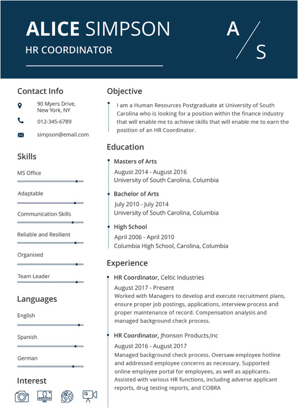 Resume with Photo In Word format Free Download Microsoft Word Resume Template 49 Free Samples
