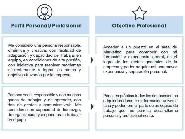 Resumen Profesional Y Laboral Ejemplos Modelo De Curriculum Vitae Objetivo Laboral Modelo De