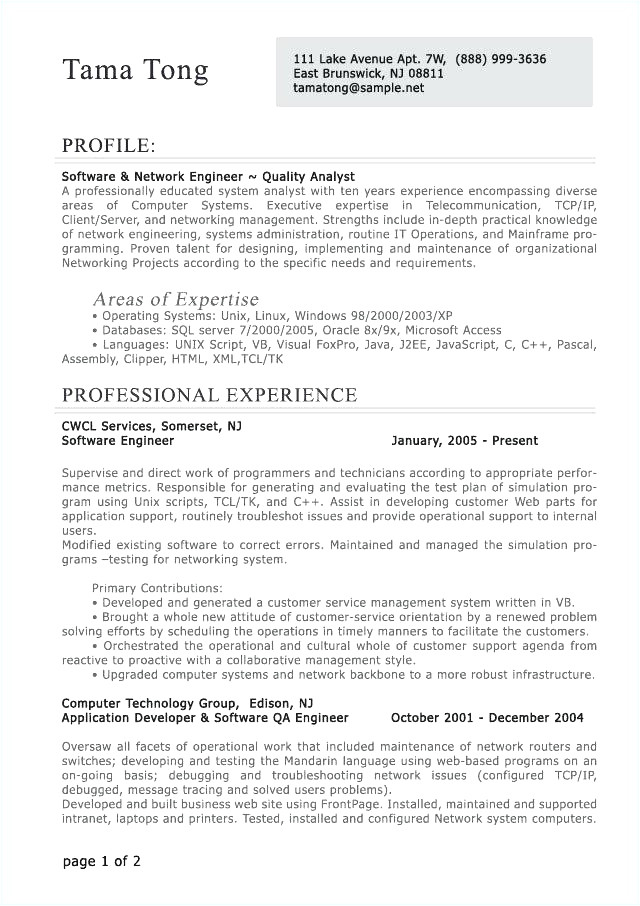 resume xml format